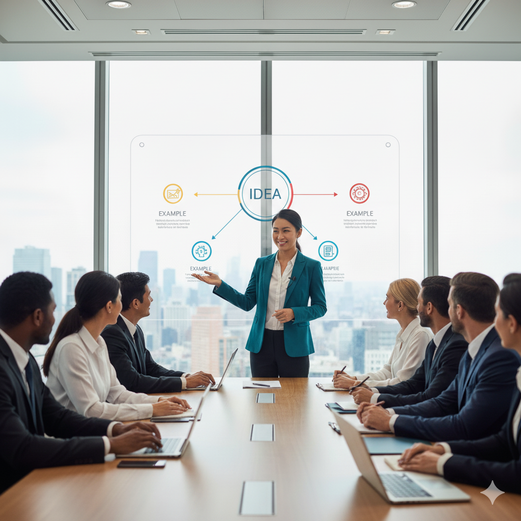 Como usar exemplos para apresentar suas ideias de forma clara