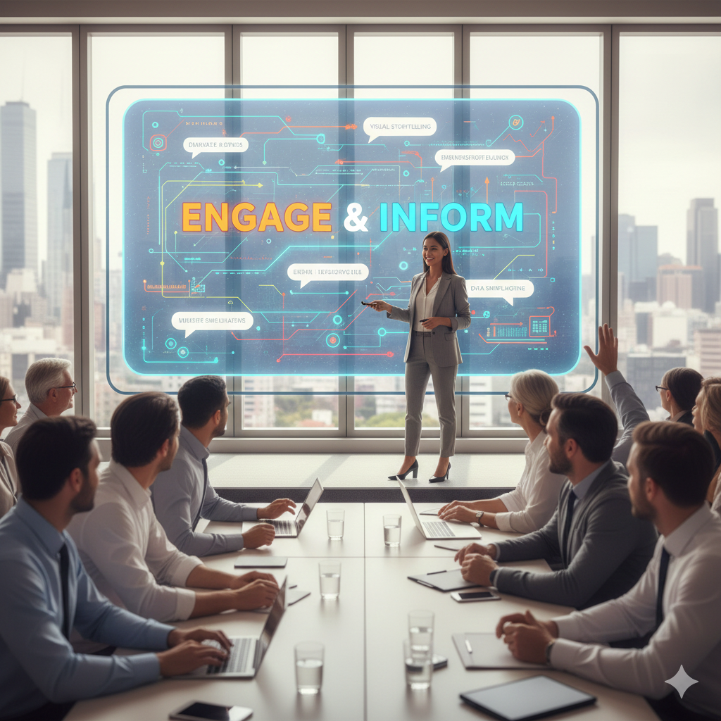 Como criar uma apresentação informativa e engajante