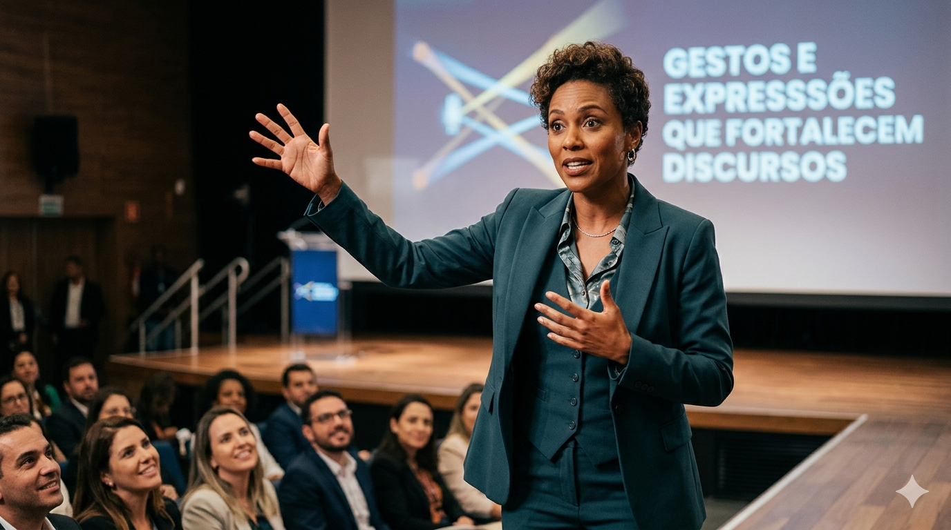 Gestos e expressões que fortalecem discursos